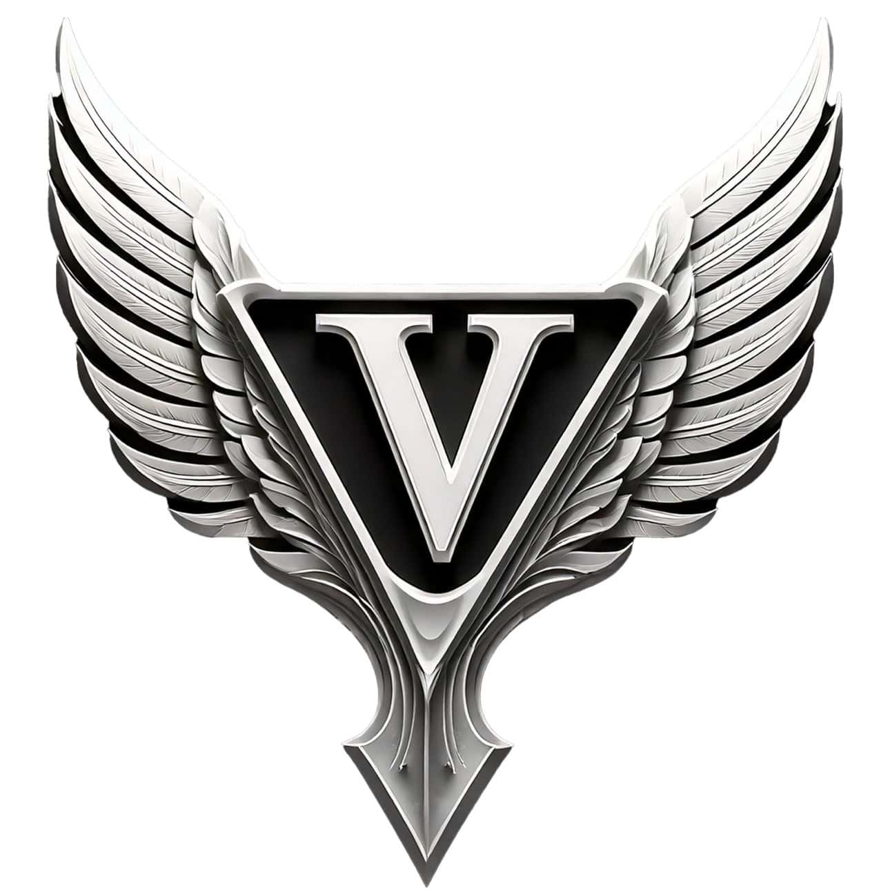 Valor Promotions winged logo with 'V' centered prominently to show valor.